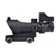 Прицел оптический AIM-O ACOG 4×32 Scope Red/Green Reticle with Mini Red Dot Black AO5320-BK